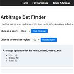 arbitrage bet finder